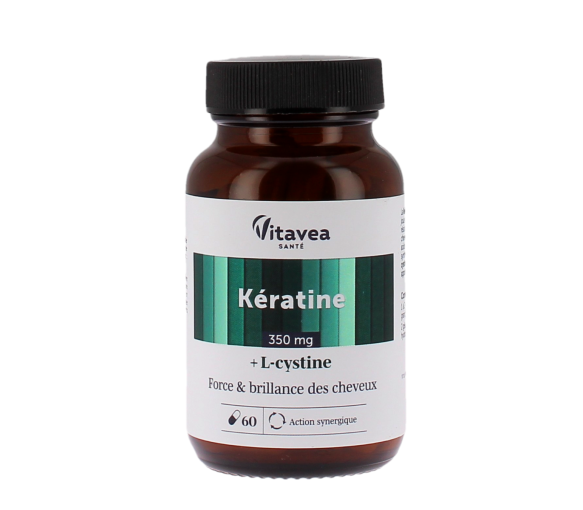 Kératine 350mg Vitavea - pot de 60 gélules - image 1