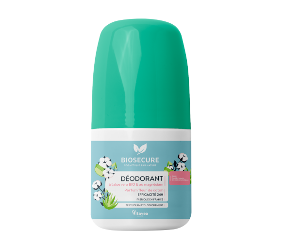Déodorant fleur de coton Bio Secure - roll-on de 50ml - image 1