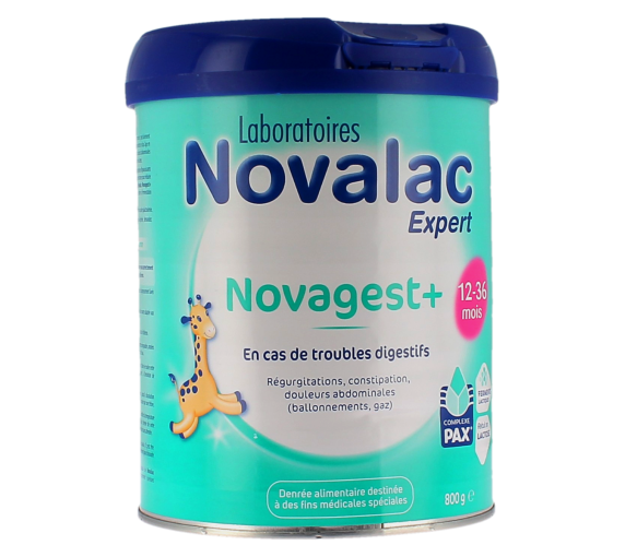 Novagest + lait en poudre troubles digestifs 12-36 mois Novalac - pot de 800g - image 1