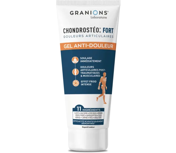 Chondrostéo+ Fort gel anti-douleur articulaire Granions - tube de 50ml