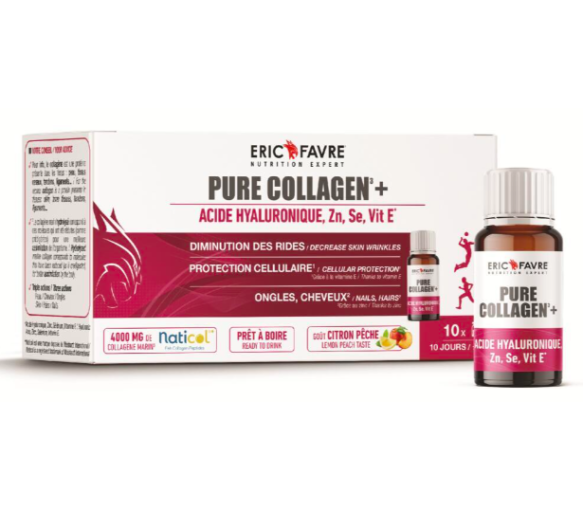 Pure Collagen+ Eric Favre - boîte de 10 shots de 15ml - image 1