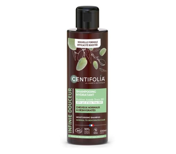 Shampooing hydratant bio Centifolia - flacon de 200ml - image 1
