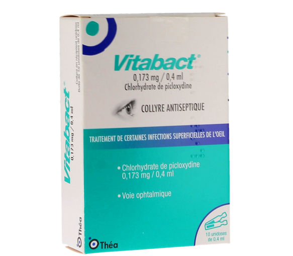 Vitabact 0,173mg/0,4ml collyre en récipient unidose - boite de 10 récipients unidoses - image 1