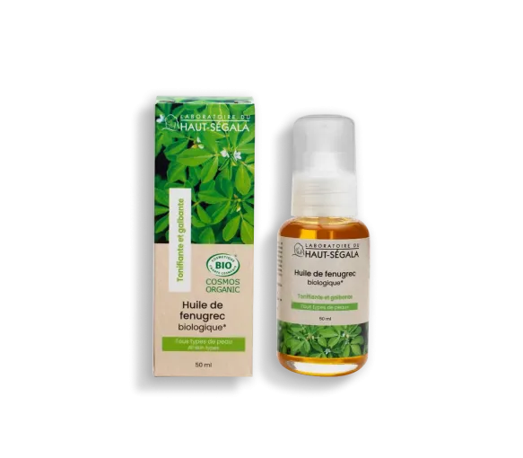 Huile de fénugrec bio Haut-Ségala - flacon-pompe de 50ml - image 1