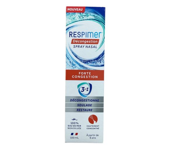 Spray nasal forte décongestion Respimer - spray de 100ml - image 1