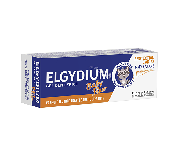 Gel dentifrice baby fluor 6 mois à 3 ans Elgydium - tube de 30ml - image 1