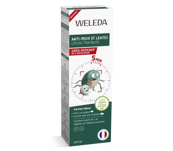 Lotion traitant anti-poux et lentes Weleda - flacon de 100ml - image 1