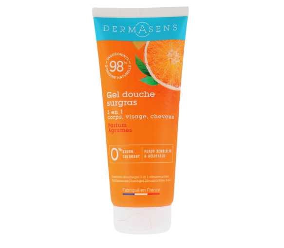 Dermasens gel douche surgras parfum agrumes Marque verte - tube de 200ml - image 1