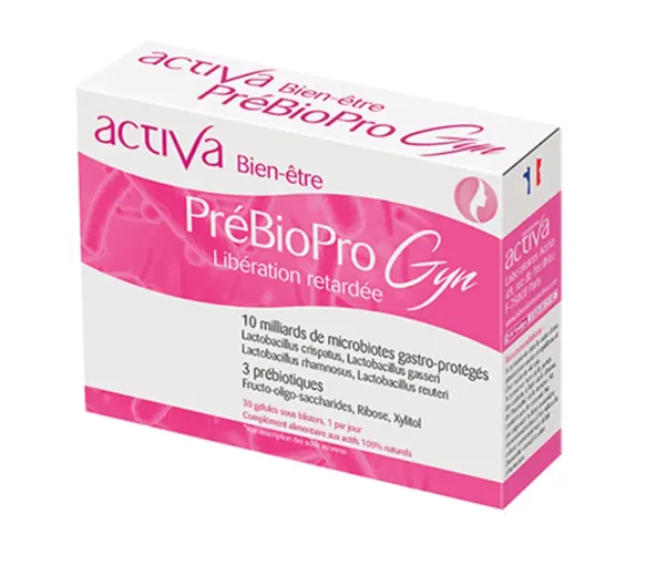 PréBioPro Gyn libération retardée Activa – 30 gélules