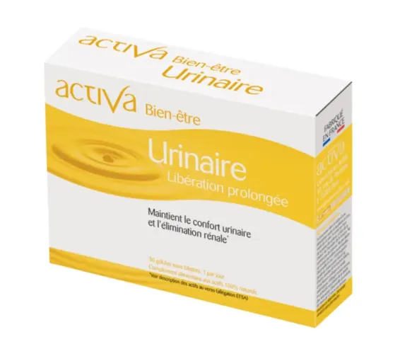 Activa bien-être urinaire - boîte de 30 gélules