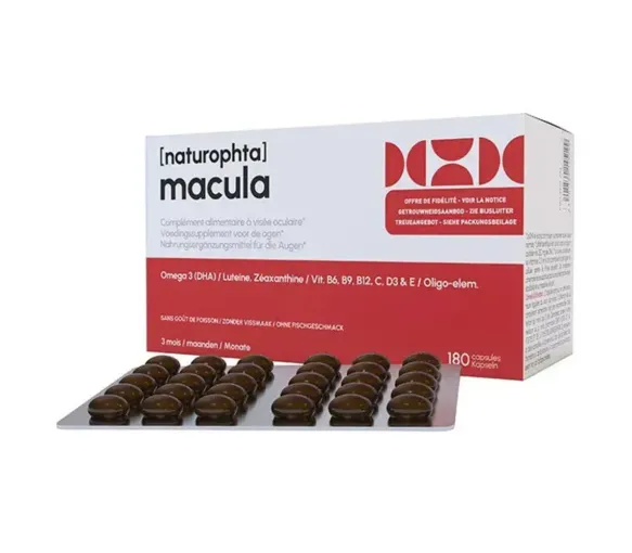 Naturophta macula Horus Pharma - boite de 180 capsules