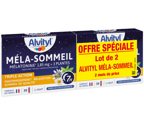 Méla-sommeil Alvityl - lot de 2 boites de 30 gélules - image 1