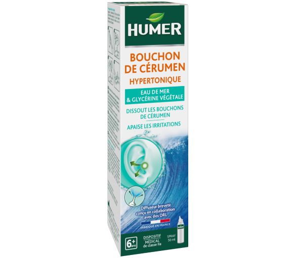 Spray bouchon de cérumen Humer - spray de 50ml
