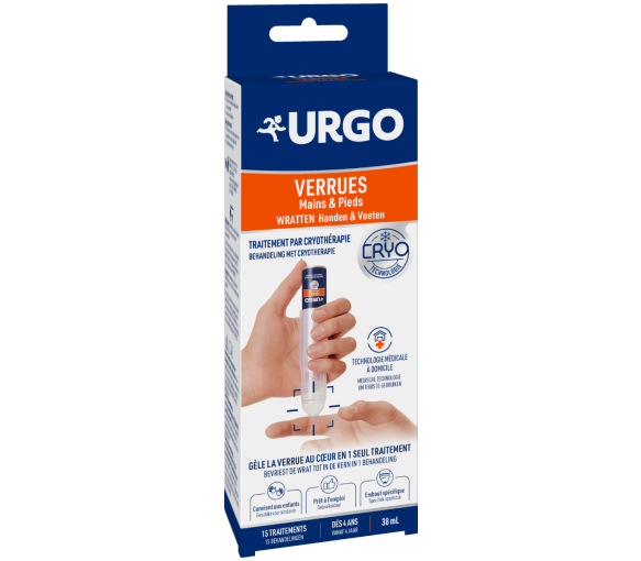 Verrues mains et pieds Urgo - flacon de 38 ml (15 traitements)