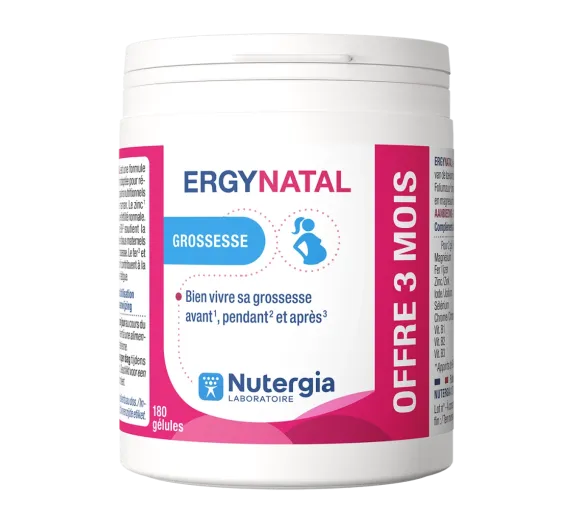 Ergynatal grossesse Nutergia - boîte de 180 gélules