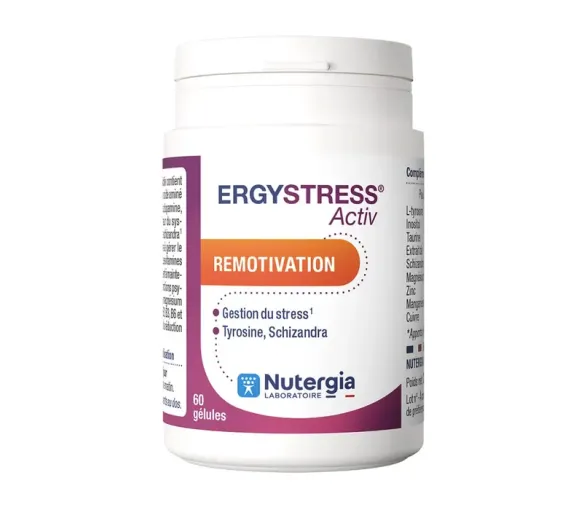 Ergystress Activ remotivation Nutergia - pot de 60 gélules