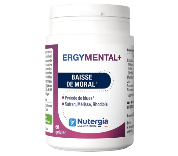 Ergymental baisse de moral Nutergia - pot de 60 gélules