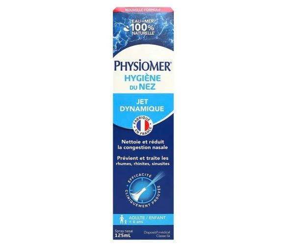 Physiomer hygiène du nez jet dynamique - spray de 125ml