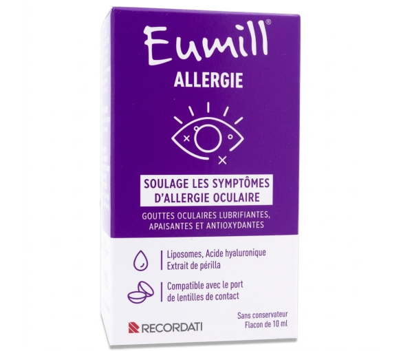 Gouttes Allergie oculaire Eumill - flacon de 10ml