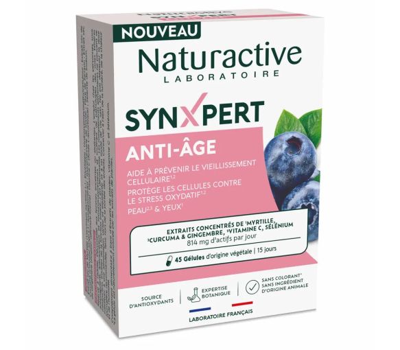 SynXpert anti-âge Naturactive – 45 gélules - image 1