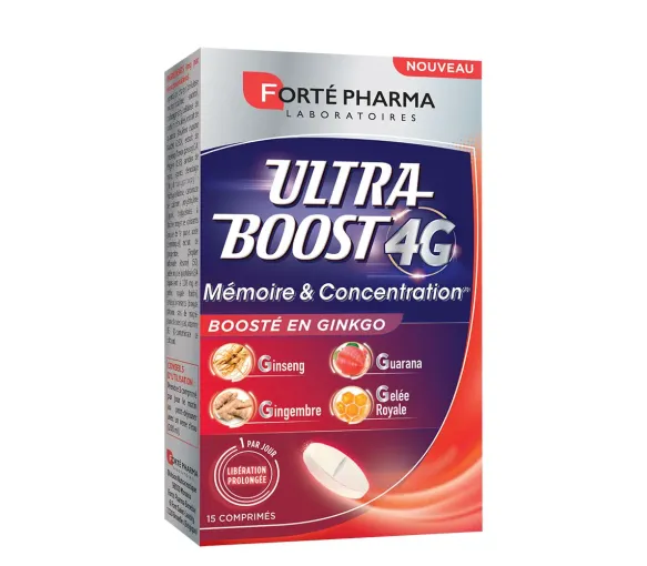 Ultra Boost 4G mémoire et concentration Forté Pharma - boite de 15 comprimés - image 1