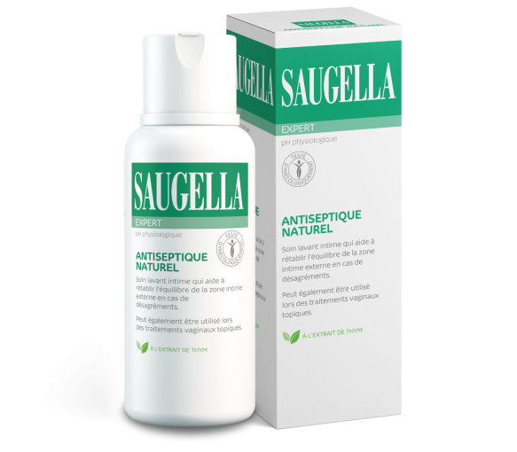 Antiseptique naturel émulsion lavante Saugella - flacon de 250 ml - image 1
