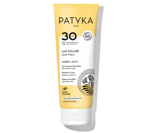 Lait solaire SPF30 corps Patyka - tube de 100ml - image 1
