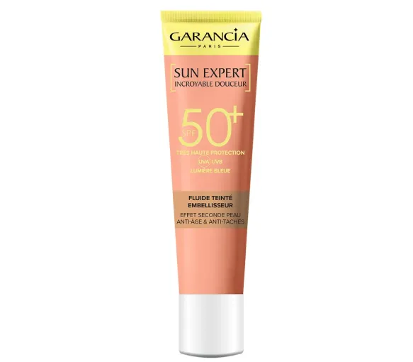 Sun Expert fluide teinté embellisseur SPF50+ Garancia - tube de 40ml