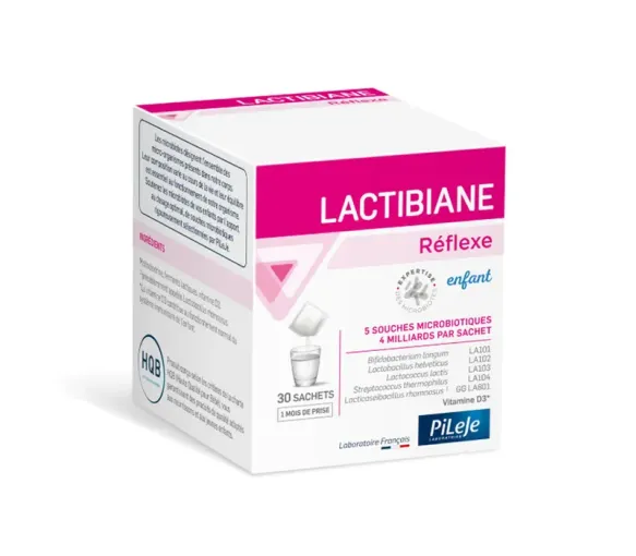 Lactibiane Réflexe microbiote enfant Pileje - boite de 30 sachets