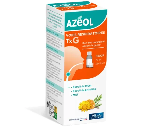 Azéol TxG sirop bien-être respiratoire Pileje - flacon de 75ml
