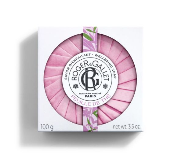 Savon parfumé Feuille de thé Roger & Gallet - pain de 100 g - image 1