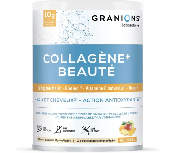 Collagène + Beauté goût tropical Granions - pot de 220g