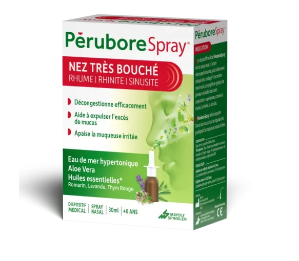Pérubore spray nez très bouché - flacon de 30ml