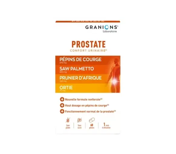 Granions prostate - boite de 60 gélules