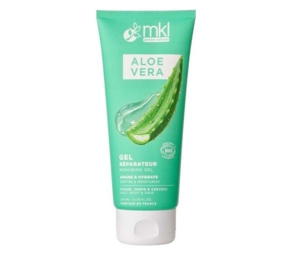 Gel réparateur corps Aloe vera BIO MKL Green Nature - Tube de 200 ml