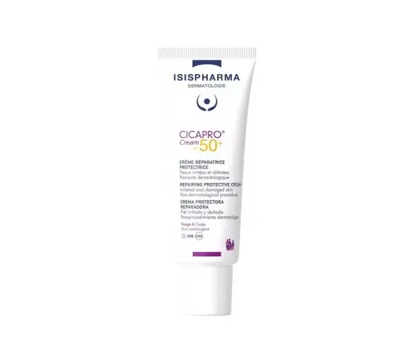 Cicapro crème réparatrice protectrice SPF50+ Isispharma - tube de 40ml