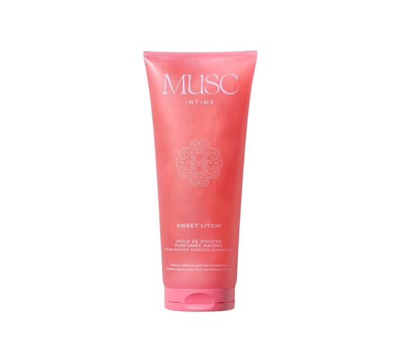 Huile de douche parfumée nacrée Musc Intime - 200ml - image 1