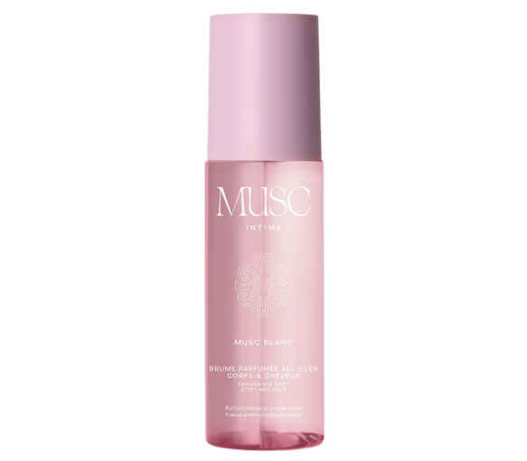 Brume corps et cheveux musc blanc de Musc Intime - flacon de 100ml