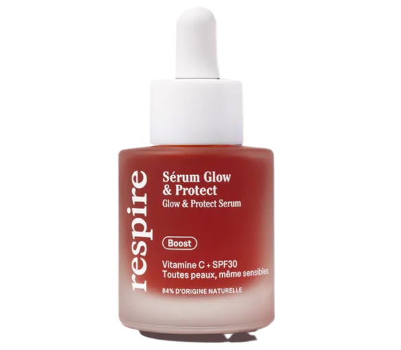 Sérum glow & protect SPF30 Respire - flacon-pipette de 30ml