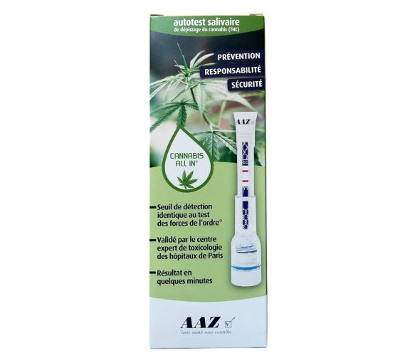Autotest salivaire de dépistage du cannabis AAZ - 1 test - image 1
