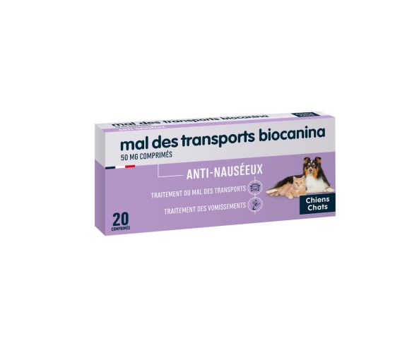 Mal des transports Biocanina - boîte de 20 comprimés - image 1