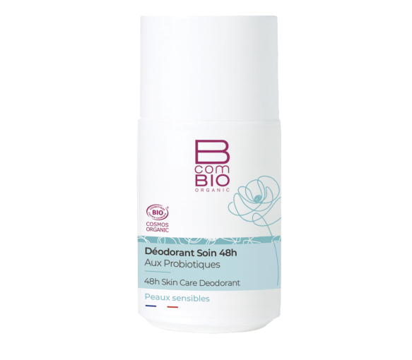 Déodorant soin 48H bio BcomBIO - roll-on de 50 ml - image 1