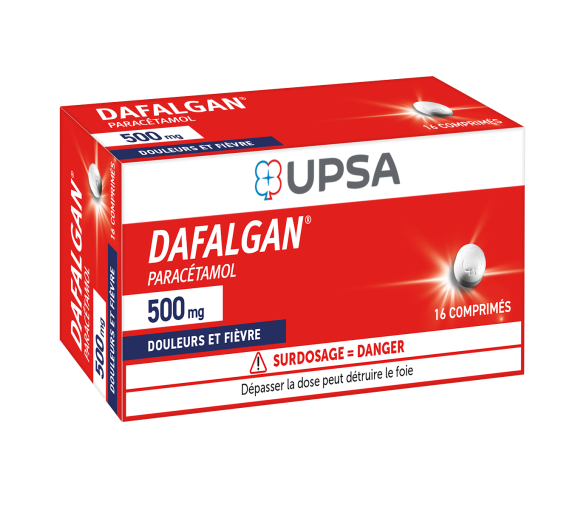 Dafalgan 500mg comprimé Upsa - boite de 16 comprimés