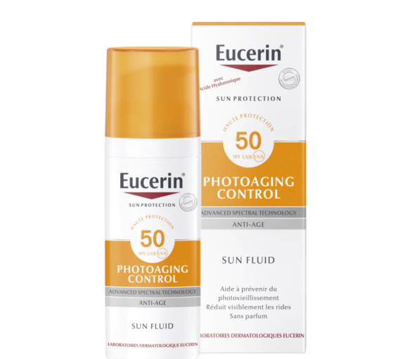 Sun Protection photoaging control fluid SPF 50 Eucerin - flacon pompe de 50 ml - image 1