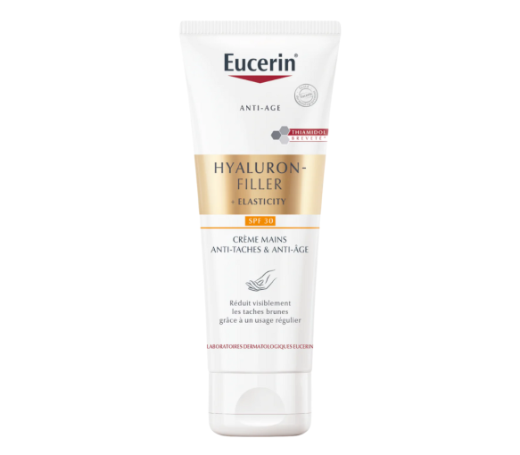 Crème mains anti-tâches et anti-âge Hyaluron-Filler + Elasticity Eucerin - tube de 75 ml - image 1
