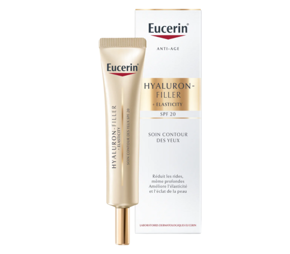 Hyaluron-Filler + Elasticity Soin contour des yeux SPF20 Eucerin - tube de 15 ml - image 1