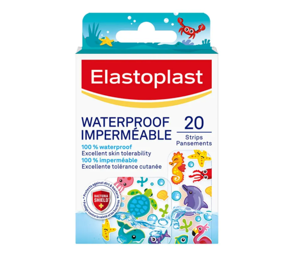 Pansements waterproof enfants imperméable Elastoplast - boite de 20 strips pansements - image 1