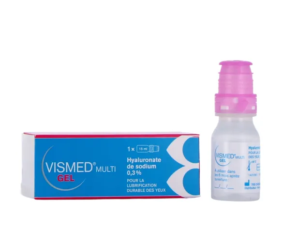 Vismed multi gel lubrification des yeux - flacon de 15ml