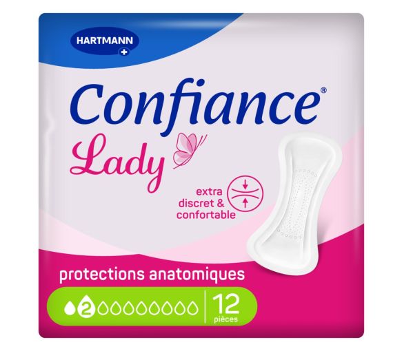 Confiance Lady Protections anatomiques Absorption 2 Hartmann - 12 protections anatomiques