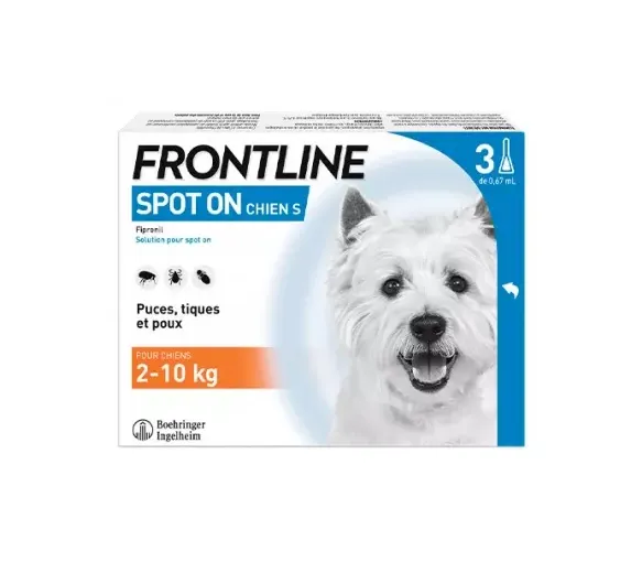 Frontline Spot One chiens 2-10 kg - 3 pipettes de 0,67ml - image 1